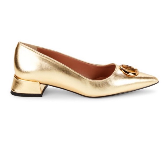 VALENTINO BY MARIO VALENTINO Perla Flare Kitten Heel Pumps. New. Size 6 - Picture 2 of 11